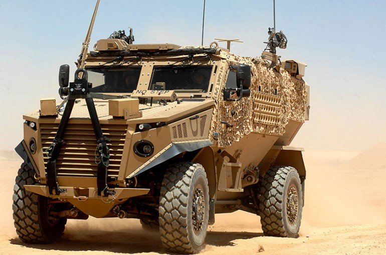 Foxhound military vehicle